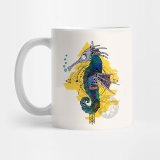 Tribal Seahorse Ocean Lover Mug